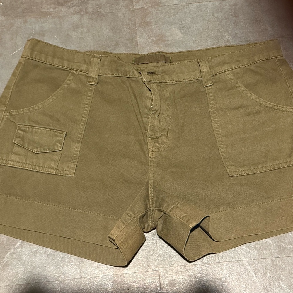 J Brand Olive Green Women's Shorts - Size 30